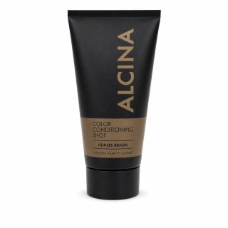 Alcina Color Conditioning Shot тониращ балсам за студени нюанси на русата коса Cool Brown 150 ml