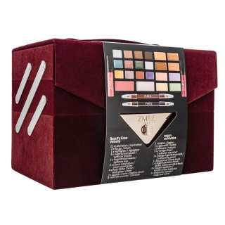 Zmile Cosmetics Beauty Case Velvety козметичен куфар 74 pcs