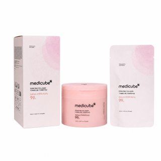 Medicube Тампони с тоник PDRN Pink Collagen Toning Gel Toner Pad 70 pcs