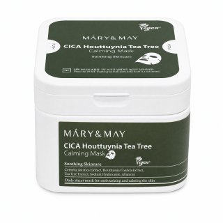 Mary & May CICA Houttuynia Tea Tree Маска Calming Mask 30 pcs