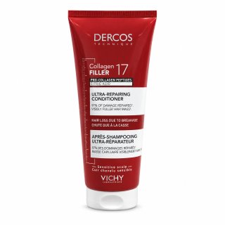 Vichy Dercos Collagen Filler 17 Ultra-Repairing Conditioner Подсилващ балсам за много суха и увредена коса 200 ml