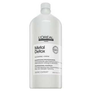 L´Oréal Professionnel Série Expert Metal Detox Professional Shampoo Anti-metal Cleasing Cream čisticí šampon За блясък и защита на боядисаната коса 15