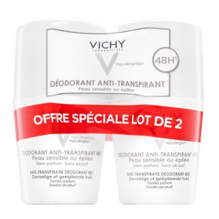 Vichy антиперспирант 48H Deodorant Anti-Transpirant Sensitive Roll-on 2 x 50 ml