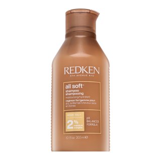 Redken All Soft Shampoo подхранващ шампоан за суха и непокорна коса 300 ml