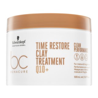 Schwarzkopf Professional BC Bonacure Time Restore Clay Treatment Q10  Укрепваща маска за зряла коса 500 ml
