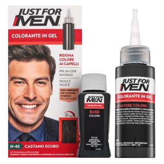 Just For Men Gel Color боя за коса за мъже H45 Dark Brown Black