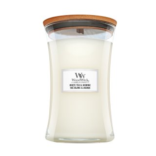 Woodwick White Tea & Jasmine ароматна свещ 610 g