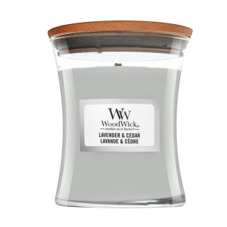 Woodwick Lavender & Cedar ароматна свещ 85 g