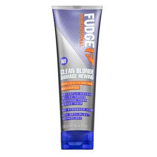 Fudge Professional Clean Blonde Damage Rewind Violet-Toning Shampoo тонизиращ шампоан за руса коса 250 ml