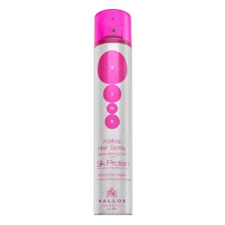 Kallos Silk Protein Hair Spray Extra Strong Hold силен фиксиращ лак за коса 500 ml