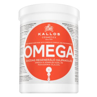 Kallos Omega Rich Repair Hair Mask подхранваща маска За увредена коса 1000 ml