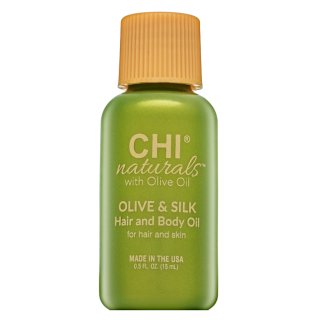 CHI Naturals with Olive Oil Olive & Silk Hair and Body Oil олио за коса и тяло 15 ml