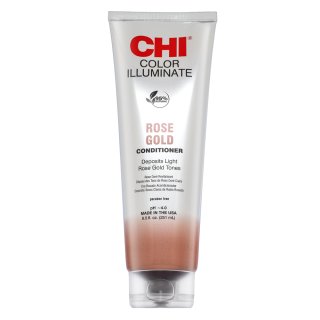 CHI Ionic Color Illuminate Conditioner тониращ балсам за опресняване на цвета Rose Gold 251 ml