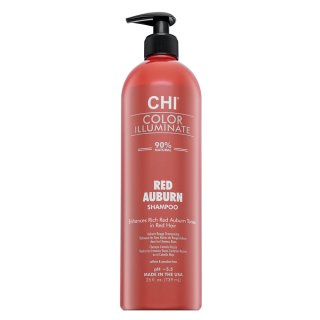 CHI Color Illuminate Red Auburn Shampoo изсветляващ шампоан за съживяване на червените оттенъци 739 ml