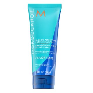 Moroccanoil Color Care Blonde Perfecting Purple Shampoo Неутрализиращ шампоан за руса коса 70 ml