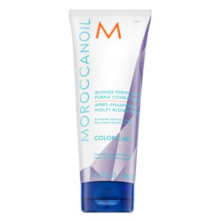 Moroccanoil Color Care Blonde Perfecting Purple Conditioner Балсам за платинено руса и сива коса 200 ml