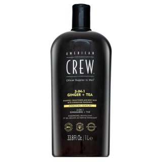 American Crew 3-in-1 Ginger   Tea шампоан, балсам и душ гел 1000 ml