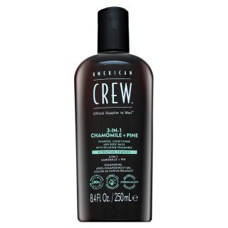 American Crew 3-in-1 Chamolie + Pine шампоан, балсам и душ гел 250 ml