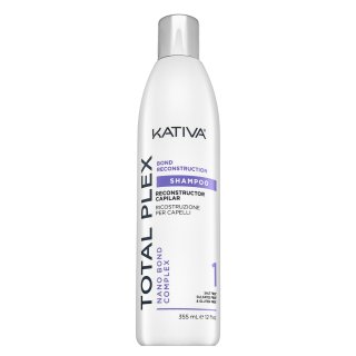 Kativa Total Plex Bond Reconstruction 1 Shampoo Шампоан за укрепване на фибрите на косъма 355 ml