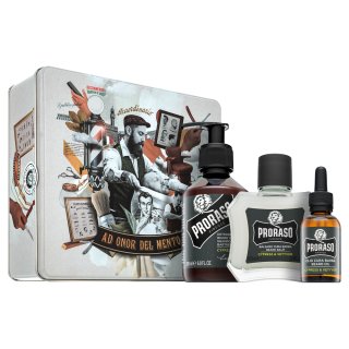 Proraso Cypress And Vetiver подаръчен комплект Metal Box Beard Care 200 ml   100 ml   30 ml