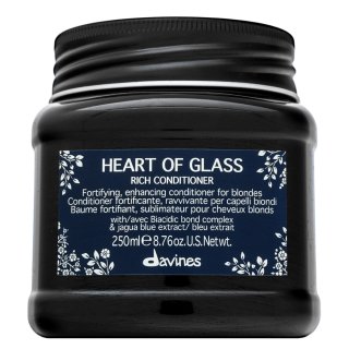 Davines Heart Of Glass Rich Conditioner Подсилващ балсам за руса коса 250 ml