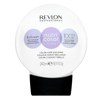 Revlon Professional Nutri Color Filters 3in1 Cream подхранваща маска с цветни пигменти за опресняване на цвета 1002 Pale Platinum 240 ml