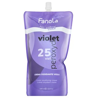 Fanola No Yellow Color Violet Peroxyde активираща емулсия за неутрализиране на жълтите тонове 7% 25 Vol. 1000 ml