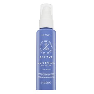 Kemon Actyva Colore Brillante Anti-Yellow Booster грижа без изплакване за неутрализиране на жълтите тонове 50 ml