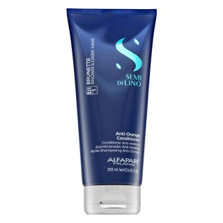 Alfaparf Milano Semi Di Lino Brunette Anti-Orange Conditioner тониращ балсам за кафяви нюанси 200 ml