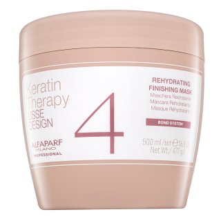 Alfaparf Milano Lisse Design Keratin Therapy Rehydrating Finishing Mask подхранваща маска за суха и увредена коса 500 ml