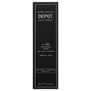 Depot No. 506 Invisible Color семи-перманентна боя върху косата и брадата Natural Steel 60 ml