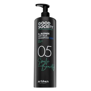 Artègo Good Society 05 B_Blonde Ash Blue Shampoo Неутрализиращ шампоан за платинено руса и сива коса 1000 ml