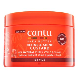 Cantu Shea Butter Define & Shine Custard стилизиращ крем за блестяща чуплива и къдрава коса 340 g