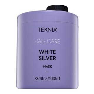 Lakmé Teknia White Silver Mask Неутрализираща маска за платинено руса и сива коса 1000 ml