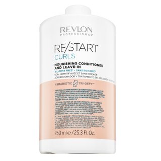 Revlon Professional Restart Curls Nourishing Conditioner and Leave-in подхранващ балсам за къдрава коса 750 ml