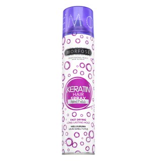 Morfose Hair Spray Perfect Hold лак за коса за силна фиксация Keratin 250 ml