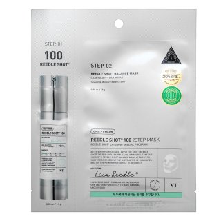 VT Cosmetics Reedle Shot 100 двуфазна маска за лице 2 Step Mask 1,5 g + 25 g