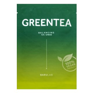 Barulab The Clean Vegan платнена маска Mask Green Tea 23 g
