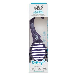 Wet Brush Shower Detangler Glitter Purple четка за коса