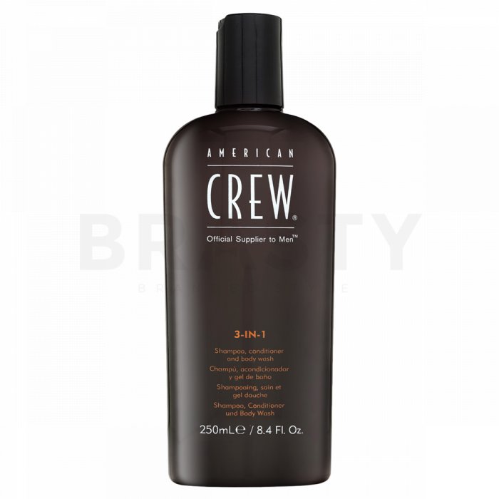 American Crew 3-in-1 шампоан, балсам и душ гел за ежедневна употреба 250 ml