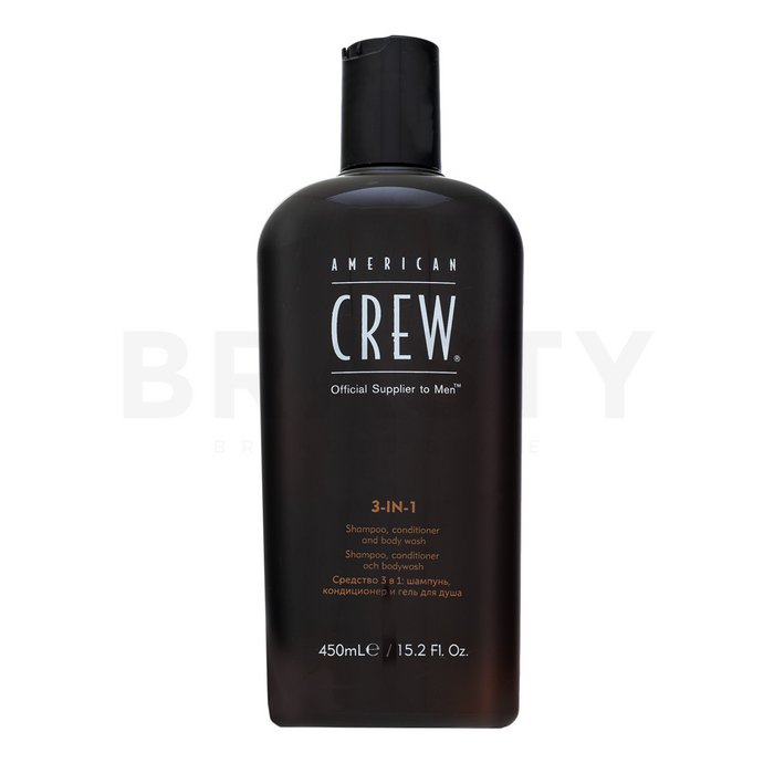 American Crew 3-in-1 шампоан, балсам и душ гел за ежедневна употреба 450 ml