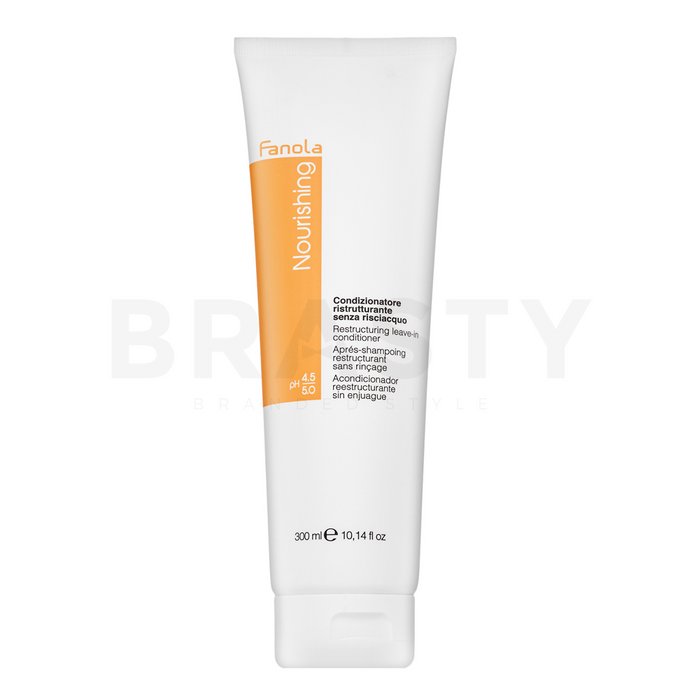 Fanola Nourishing Restructuring Leave-In Conditioner Балсам без изплакване за суха и увредена коса 300 ml