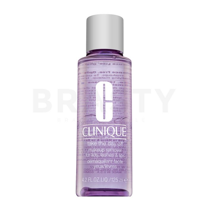 Clinique Take The Day Off Makeup Remover For Lids Lashes & Lips двуфазен продукт за отстраняване на грим за отстраняване на устойчив и водоустойчив грим 125 ml