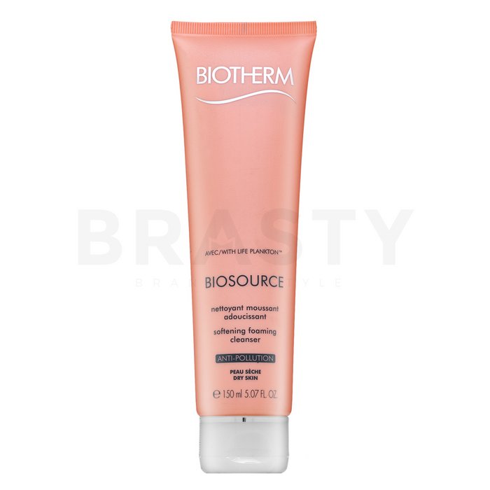 Biotherm Biosource Softening Foaming Cleanser подхранващ почистващ гел за суха кожа 150 ml