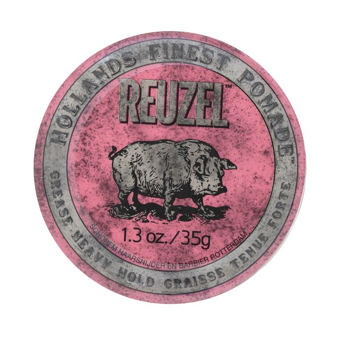 Reuzel Pink Pomade помада за коса за силна фиксация 35 g