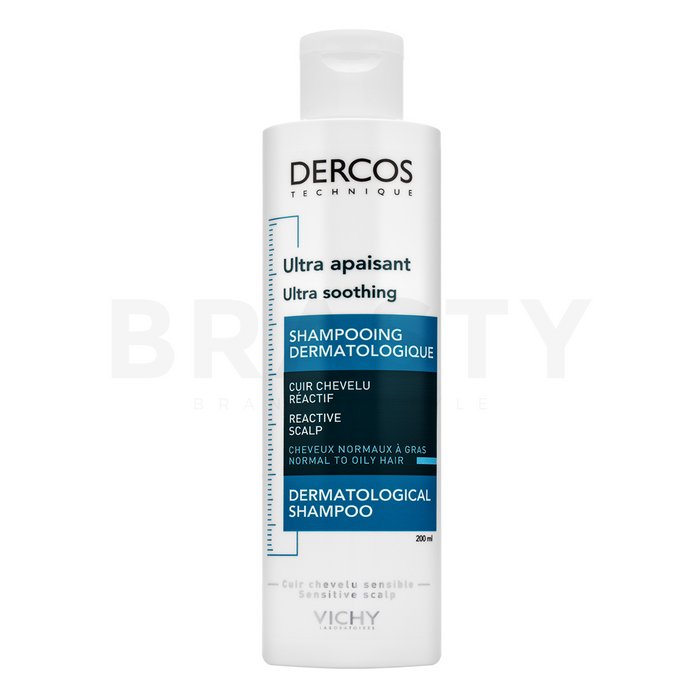 Vichy Dercos Ultra Soothing Sulfate-Free Shampoo Normal To Oily Hair безсулфатен шампоан за мазен скалп 200 ml