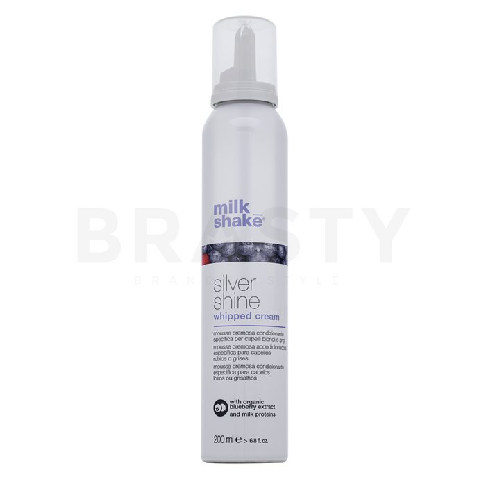 Milk_Shake Silver Shine Whipped Cream Балсам без изплакване за платиново руса и сива коса 200 ml