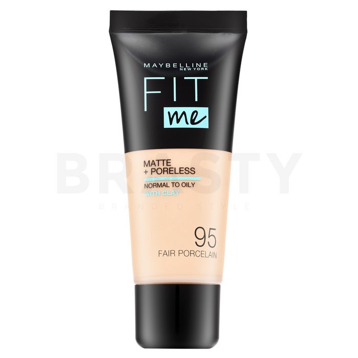 Maybelline Fit Me! Foundation Matte + Poreless течен фон дьо тен с матиращо действие 095 Fair Porcelain 30 ml