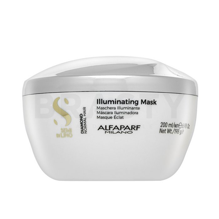 Alfaparf Milano Semi Di Lino Diamond Illuminating Mask подхранваща маска за блясък на косата 200 ml