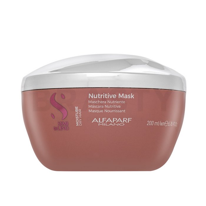Alfaparf Milano Semi Di Lino Moisture Nutritive Mask подхранваща маска за суха и увредена коса 200 ml